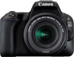 Canon EOS 200D DSLR Camera EF S18 55 IS STM+ EF S 55 250 mm IS II